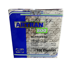 Artran 800 Ibuprofeno 100 tabletas