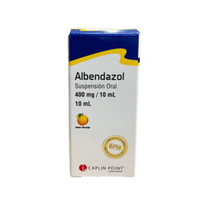 ALBENDAZOL SUSPENCION ORAL 400MG CAPLIN