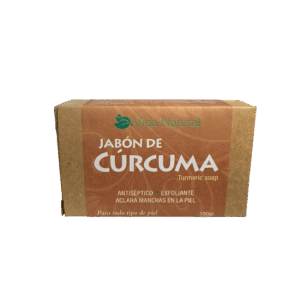 JABON DE CURCUMA 100 GR  VIDAL NATURAL