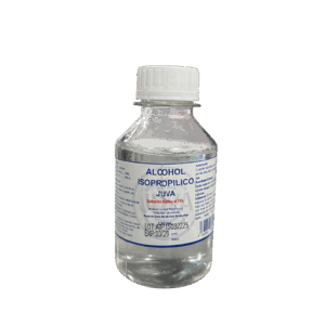 ALCOHOL ISOPROPILICO JUVA AL 70%  120 ML tapa blanca