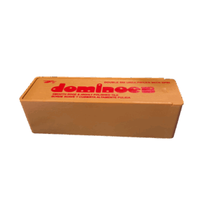 DOMINOS negro-blanco-azul-rojo- verde  GRANDE
