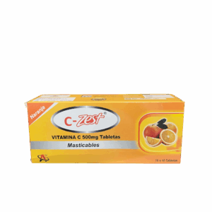 VITAMINA C 500  C-ZEST AARNEXT X 100 TABLETA SABOR NARANJA