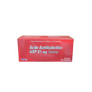 ACIDO ACETILSALICILICO BALAXI 81 MG X 100 TABLETA (CARDIO ASPINA)