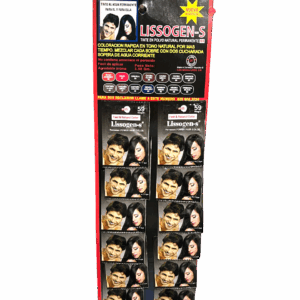 TINTE LISSOGEN NEGRO EN BLISTER 12/1