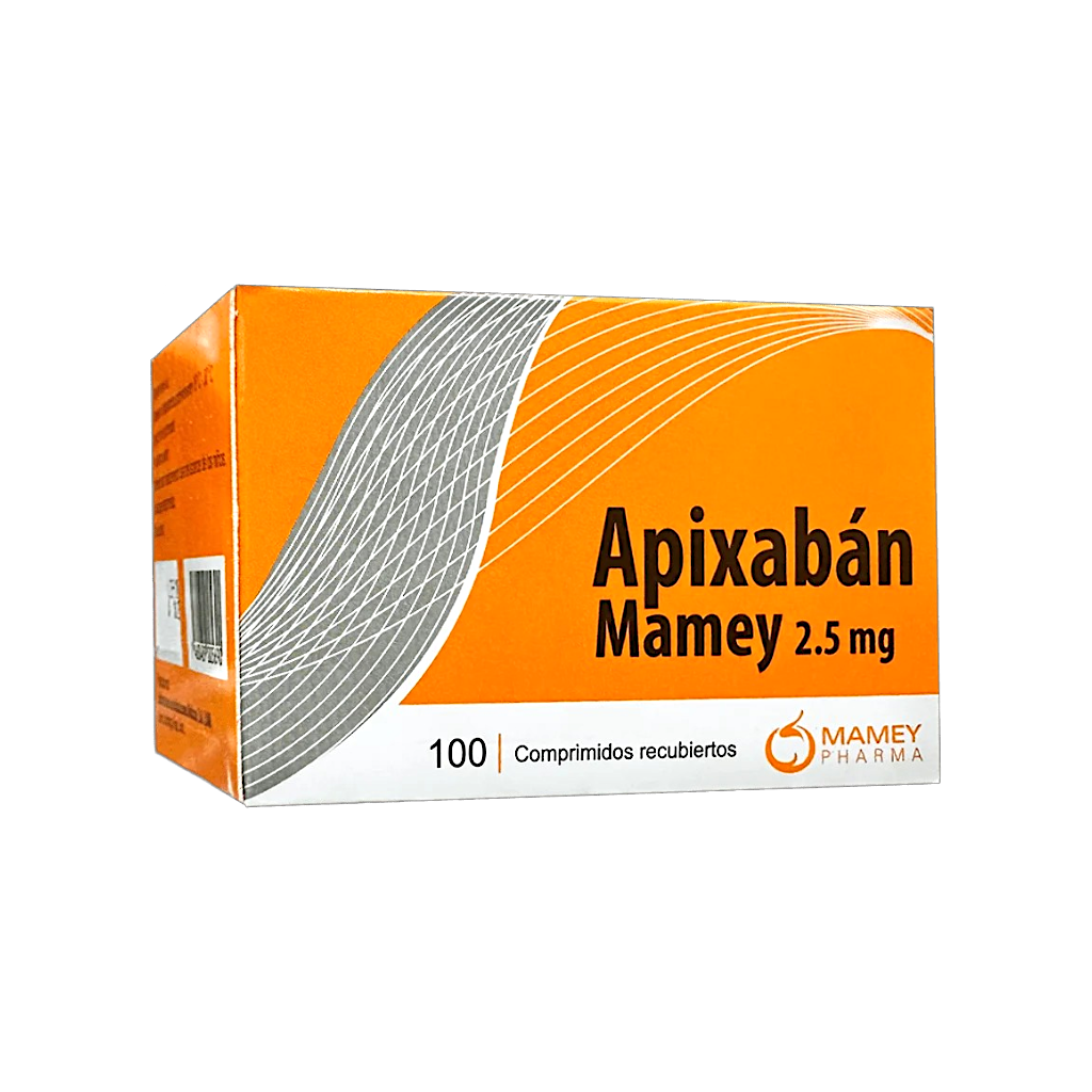 APIXABAN 2.5MG X 100 TABLETAS MAMEY