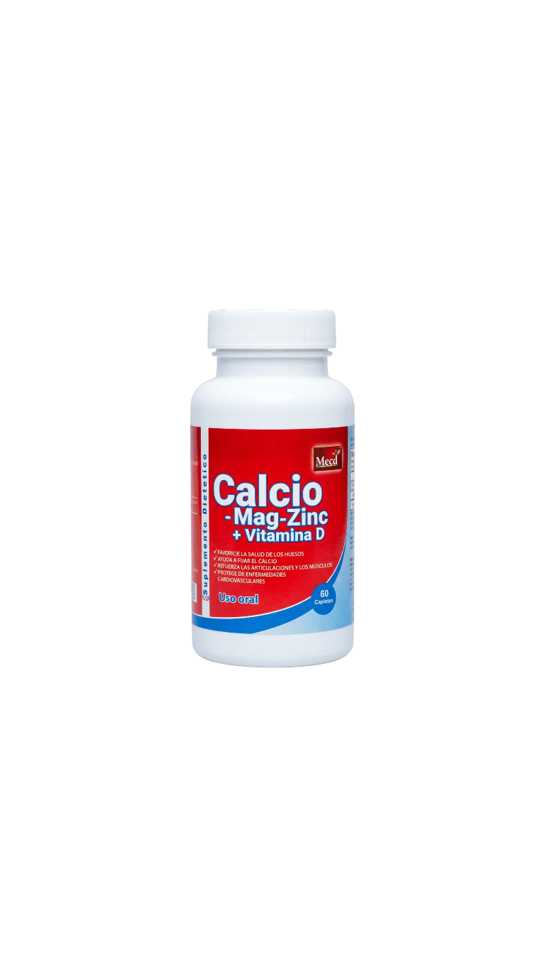 CALCIO MAG-ZINC + VITAMINA D 60 CAPLETAS