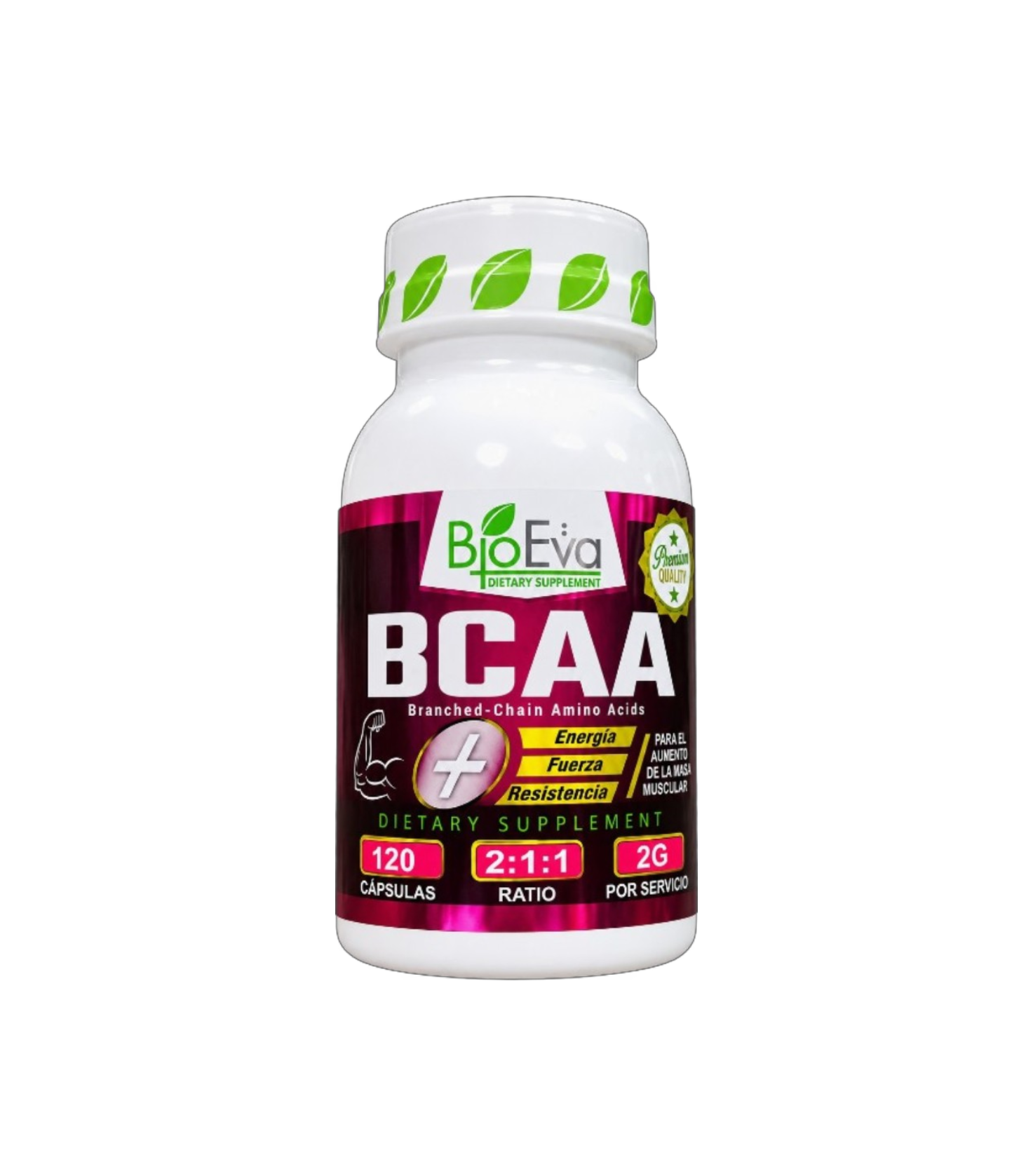 BIO EVA BCAA FRASCO 120 CAPSULAS