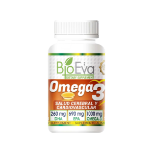 OMEGA 3 1000 mg frasco BIO EVA  x 60 capsulas
